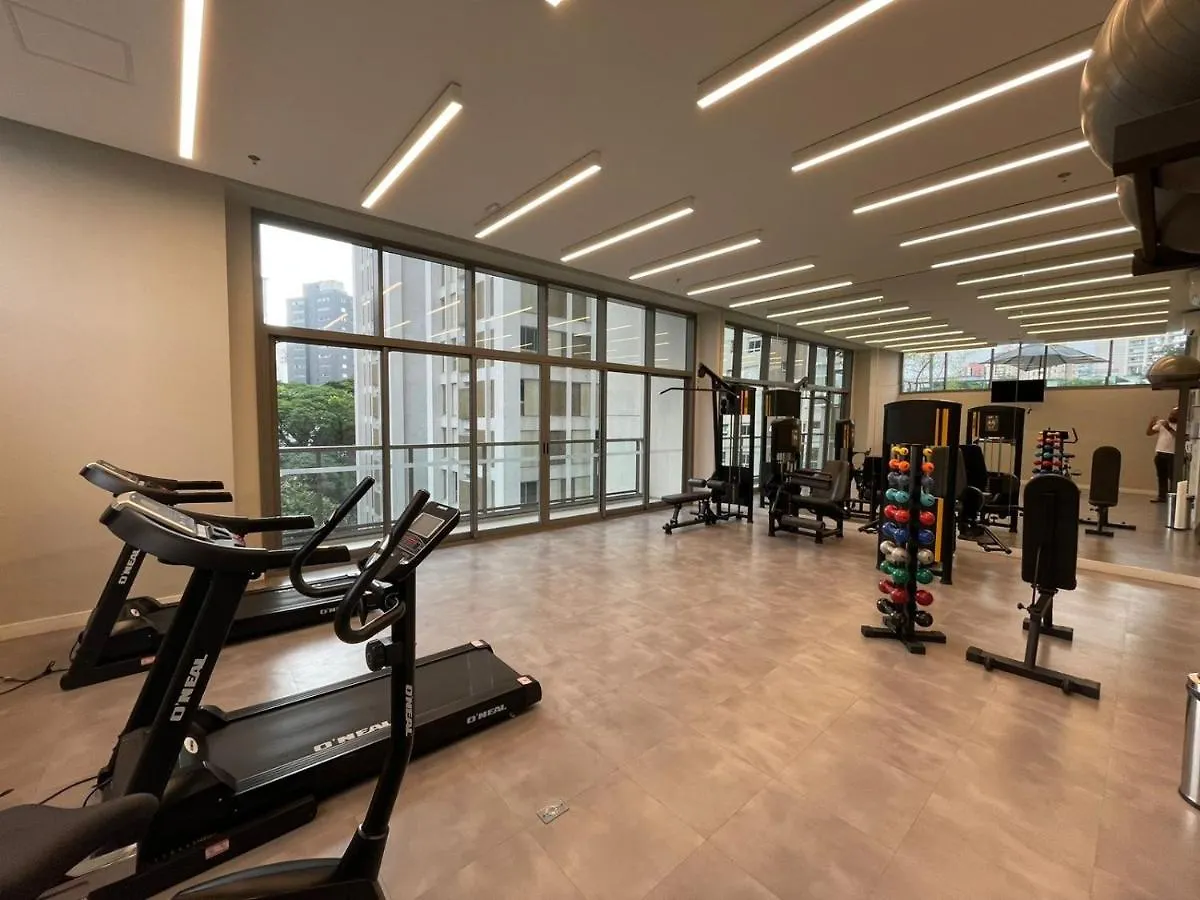 Sky Poll Studio 306 - Near Paulista Ave & Subways, Rooftop & Full Gym ! Short & Long Stay! Sao Paulo 0*,  Brazil