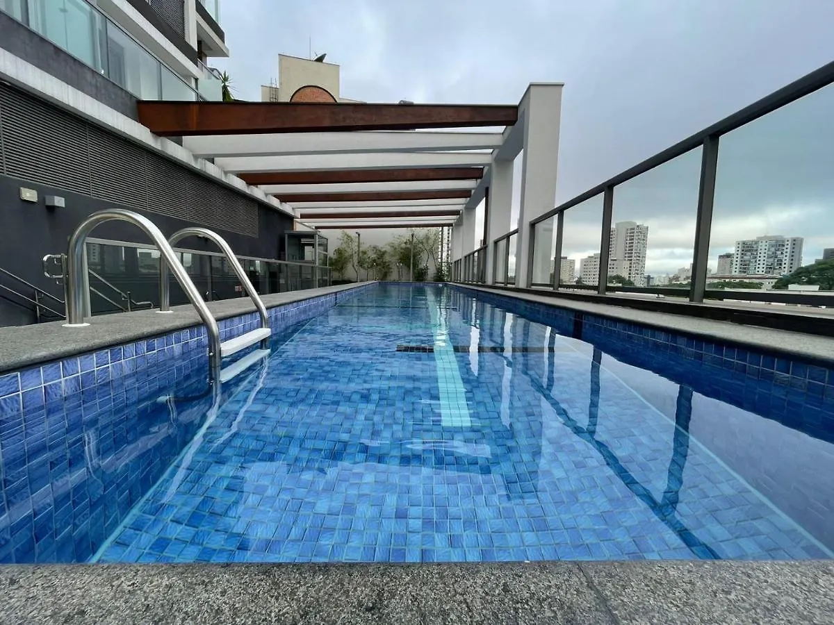 Sky Poll Studio 306 - Near Paulista Ave & Subways, Rooftop & Full Gym ! Short & Long Stay! Sao Paulo