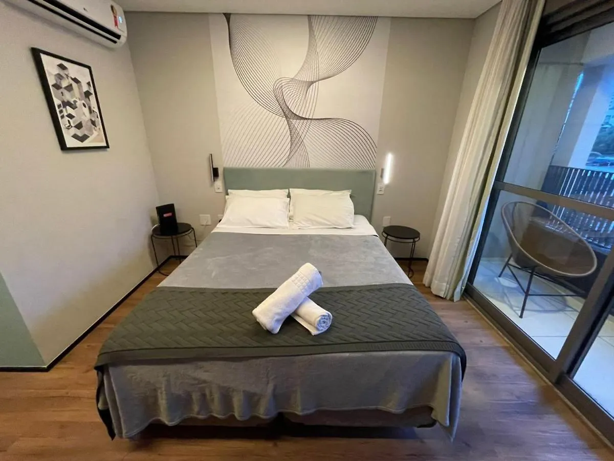 Sky Poll Studio 306 - Near Paulista Ave & Subways, Rooftop & Full Gym ! Short & Long Stay! Sao Paulo Apartment